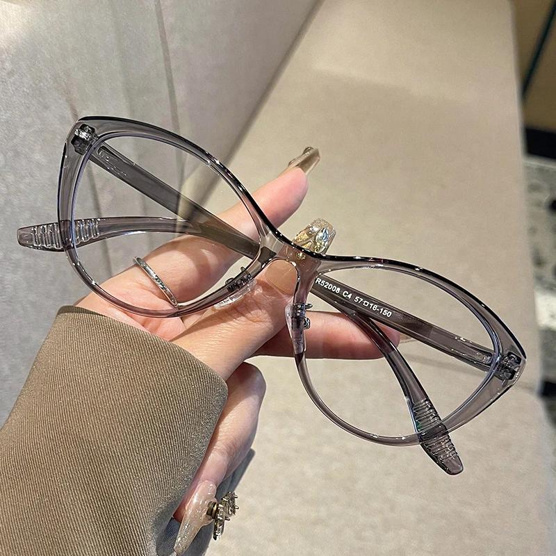 Transparent Eyeglasses Anti-Blue Light Glasses Women's Optical Spectacle Eyeglass Fashion Vintage Frame Eyewear Computer Goggles