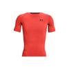 Solid Color Micro Logo Crew Neck Slim Fit Short Sleeve T-Shirt Men Tops Dark-Orange 1361518-860