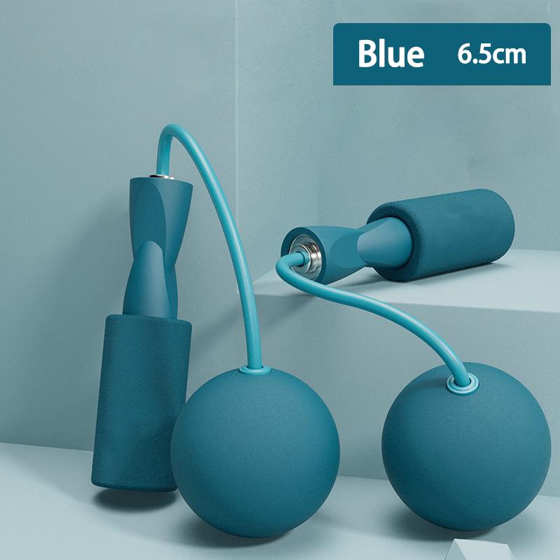 1pc Heavy Cordless Skipping Rope Fitness Jump Rope with Big Ball Suitable for Household Indoor Active Fat Burning