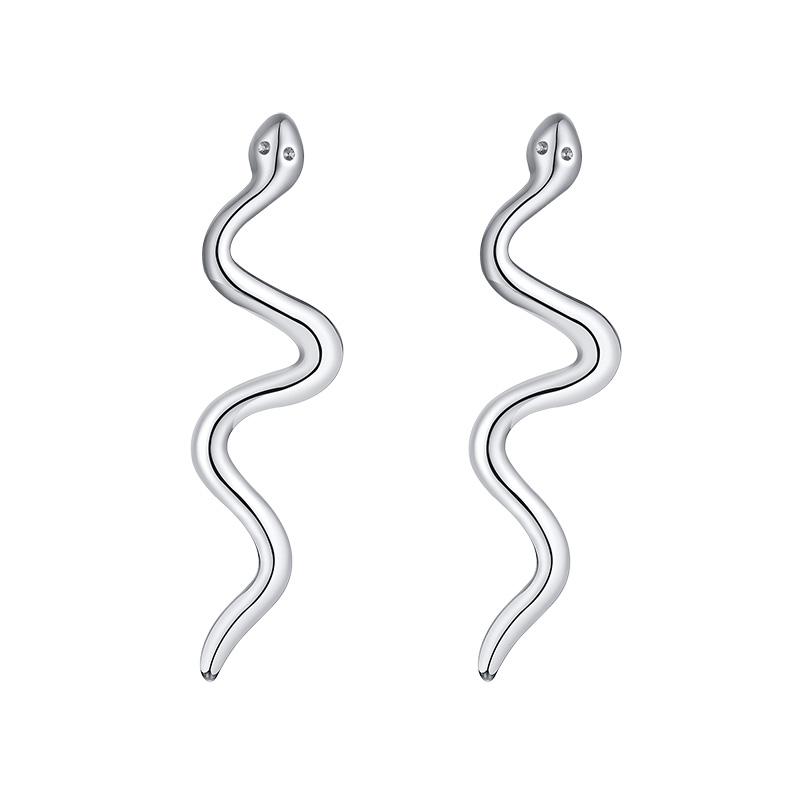 

Drop Snake Earrings Stainless Steel Dangle Earrings for Women Girls Bohemian Jewelry