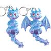 3D Printed Dragon Keychains Articulated Dragons Dragon Fidget Dragons Keychain Ornaments Simulation Model Figurines Statue Gifts