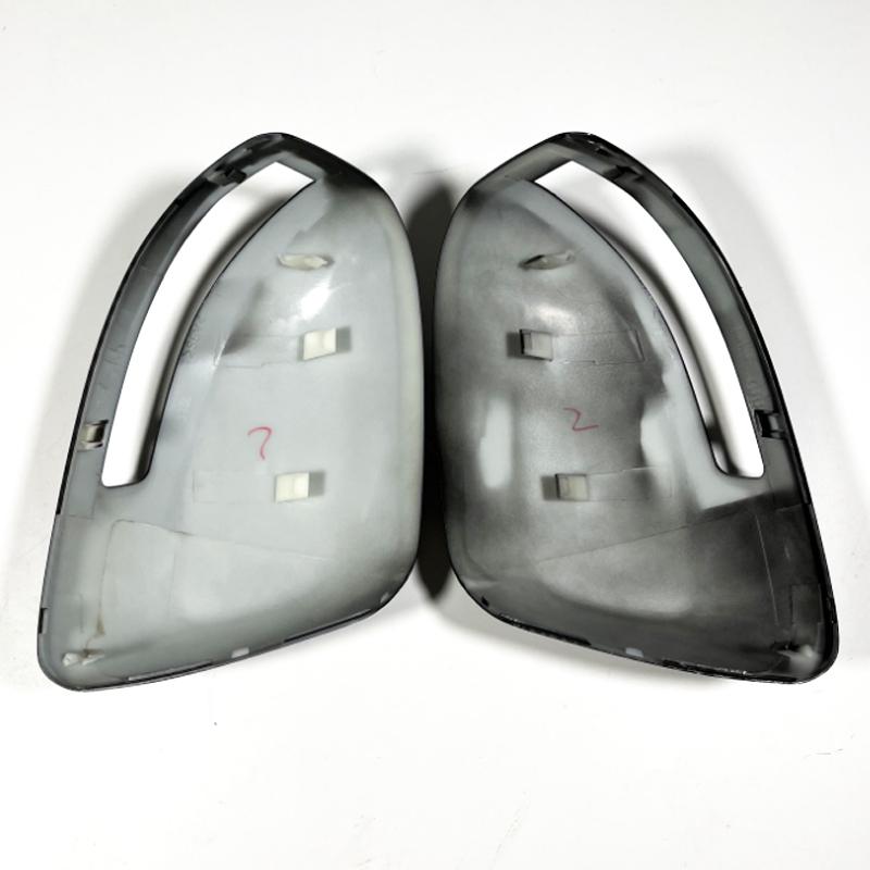 For Honda CIVIC 2012-2015 Black Carbon Fiber Rearview Mirror Cover Replacement Buckle 2013 2014