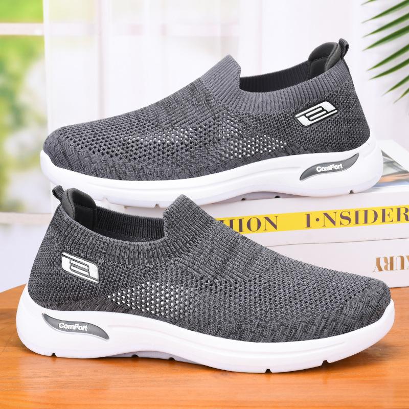 Shoes for Men's New Men's Shoes Spring Live Casual Shoes Breathable Mesh Shoes Hollow Mesh Shoes