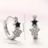 European and American women's fashionable and simple star earrings, personalized and creative high-end party earrings
