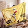 Warm Flannel BlanketLucky Luke Soft Cozy Throw Blanket for Bedroom Couch