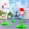 Automatic Bubble Machine for Kids Bubble Blower with Lights And Music Adjustable Height 17-38 Inches Vertical Bubble Tower Stand Hands-Free