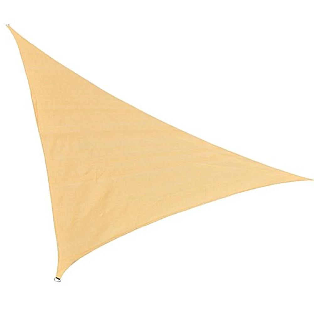 Outdoor Sun Shade Sails Canopy Cover Net Triangle Shape For Patio Garden 3*3*3M