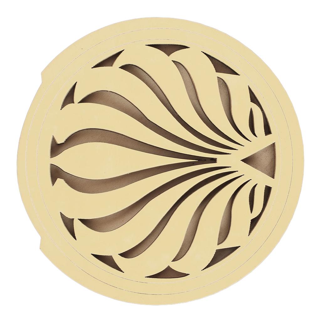 Sound Hole Cover Wood Reduce Feedback Dustproof Guitar Soundhole Cover for 41in Acoustic Guitar