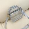 Transparent Pvc Ladies Small Handbags Women Clear Bag  Waterproof Casual Simple Crossbody Shoulder Bags