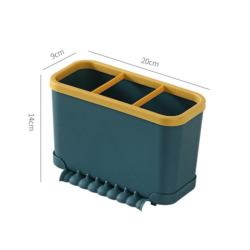 

Двухслойная съемная корзина для палочек для еды Многофункциональная подставка для хранения ложек и вилок Подставка для слива столовых приборов Кухонные принадлежности