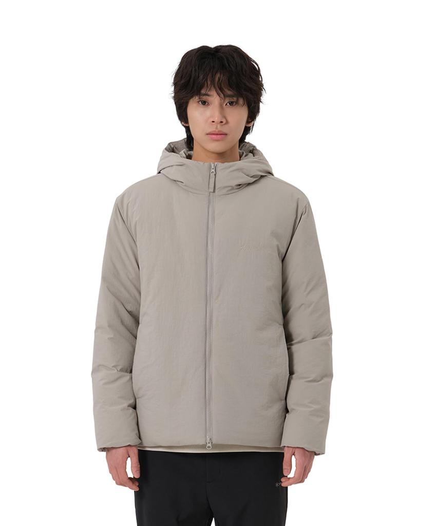 Snow Peak Land Hood LW Down Jacket Outerwear Down and Fog Size M GS-S25WMGDJ50, Jacket, Filling, Men's Women's, Grey,