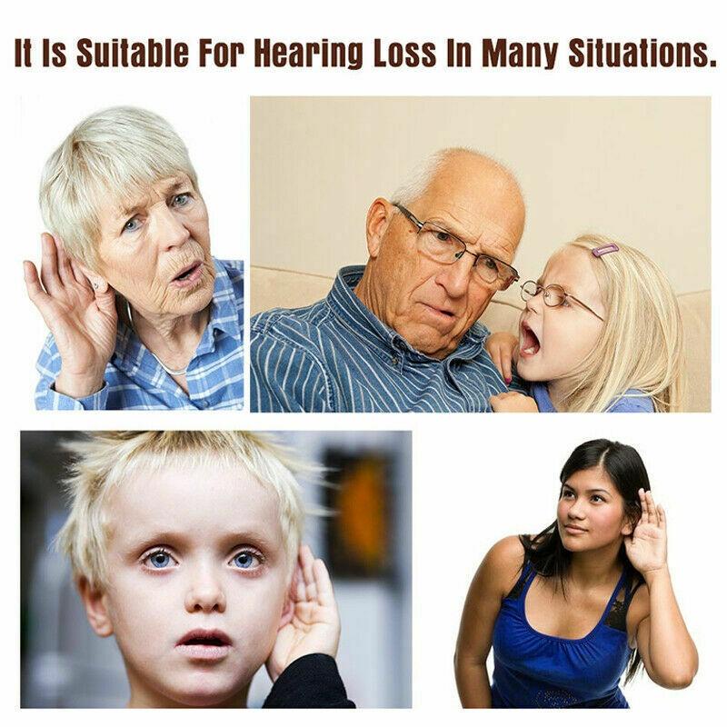 Invisible Mini In Ear Digital Hearing Deaf Aid Sound Voice Amplifier Enhancer