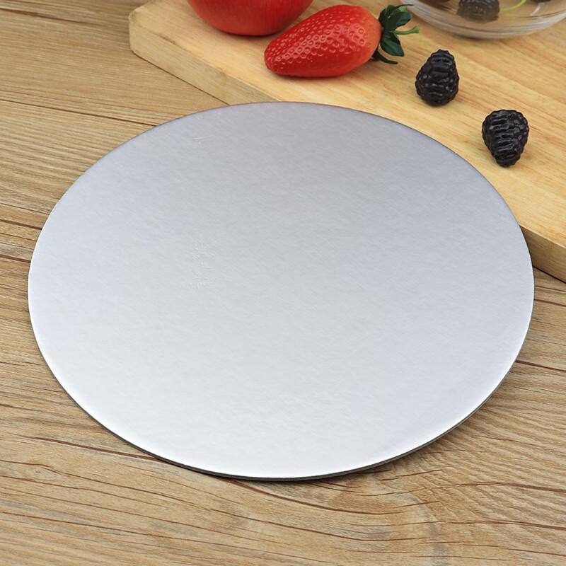 WS Thick Round Silver Cake Boards