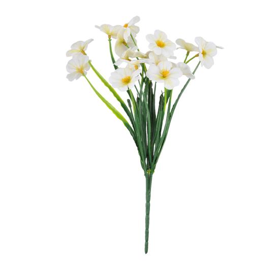 

Artificial Silk Daisies Flowers Realistic No Maintenance Fake Daisy Faux Plants for Home білий