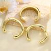 3pcs Vintage Exaggerated Luxury Gold Color Resin Open Bangle Sets for Women Daily Wear Party Wedding Jewelry Accessories Gifts