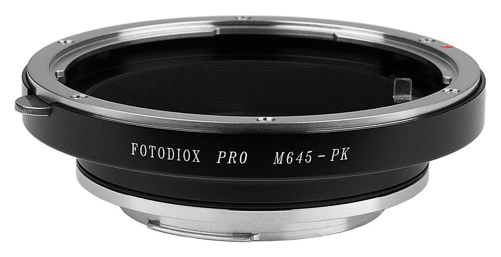 Fotodiox Pro Lens Mount Adapter for Mamiya 645 Lenses to Pentax Digital SLR Cameras K-Mount (PK)