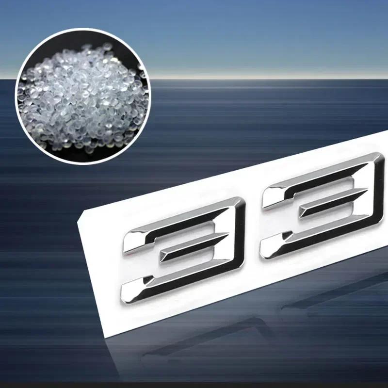 3D ABS Chrome Car Letters Rear Trunk Emblem Badge Sticker For BMW Lettering G20 316i 320i 320d 325i 330i 2020 2021 Accessories tv2