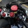 FIT For CFMOTO 450SR 450 SR 450SS -2025 Modified Front Brake Oil Tank Cover Upper Pump Cover Aluminum Alloy Accessories
