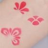 Forehead Flowers Temporary Tattoo Stencil No Repeat Body Art Painting Stencil  Children