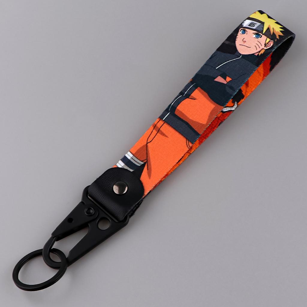 Naruto Alloy Keychain Eagle Beak Car Keychain Rope Anime Character Peripheral Cartoon One Piece Decoration Christmas Gift