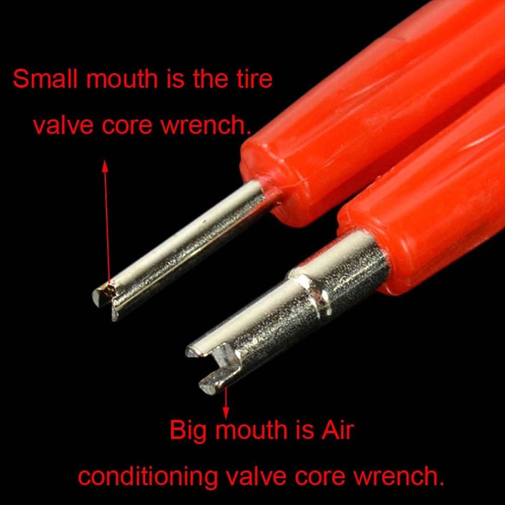 Car Motorcycle Bike Tire Screwdriver Valve Stem Core Remover Insertion Repair Tool By 2 Ways Practical Car Styling