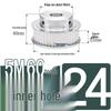 60-Teeth 5M Timing Pulley, T-Slot Width 16/21/27mm, BF Type Stepped with Machined Hole 6-20mm