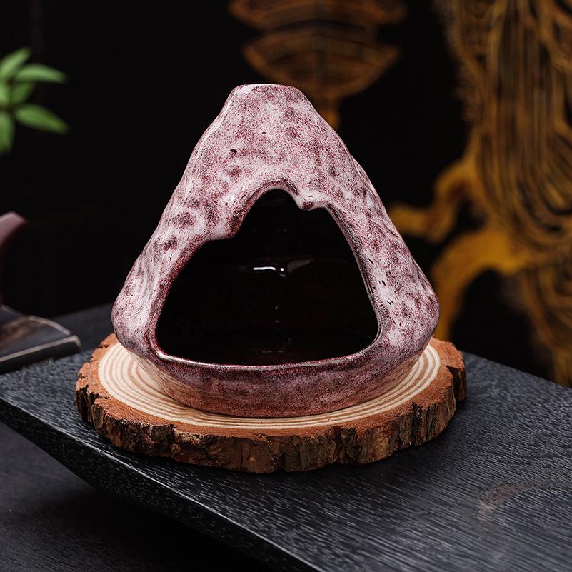 Ceramic Sage Burning Incense Burner Fireplace Ornament with Aroma Diffuser
