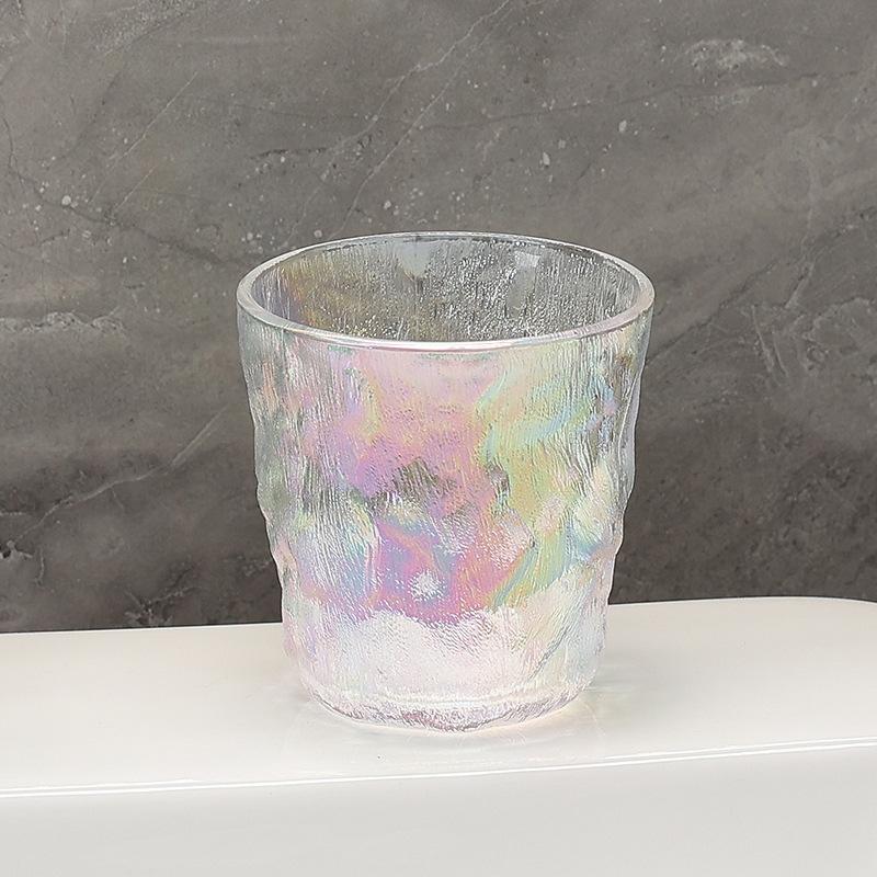 300ml/380ml Premium Cocktail Glass Colorful Beverage Cup Tea Cold Drink Mugs Drinkware Glacier Glass Cup Iced Coffee Latte Mugs