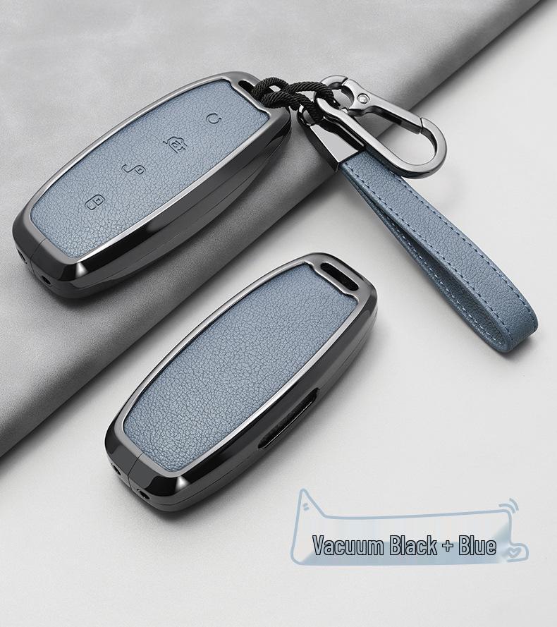 BYD D9 & N7/N8 Men's High-End Key Case with Keychain - Simple Car Accessory