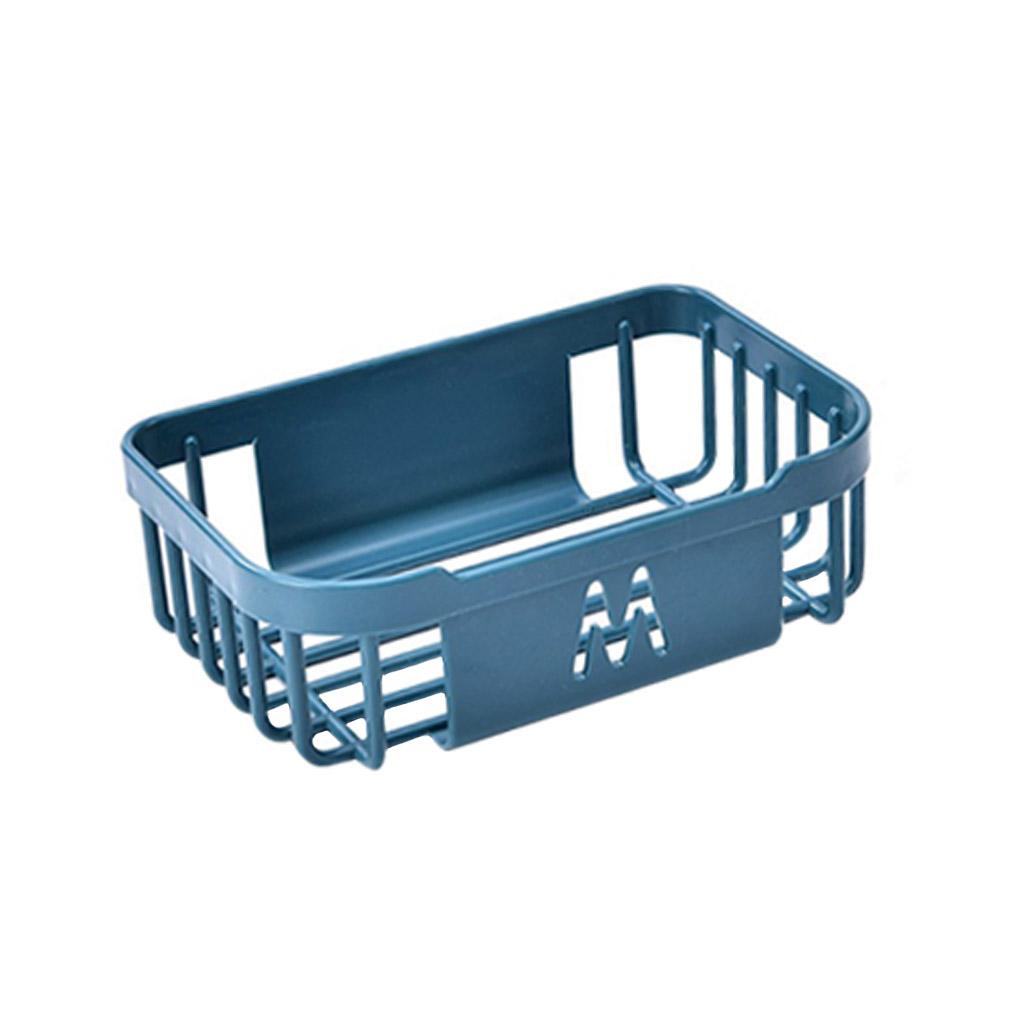 Recableght Wall\-Mounted Tissue Storage Rack Hollow Drain Basket Roll Paper Shelf Firm Durable For Kitchen Bathroom Toilet