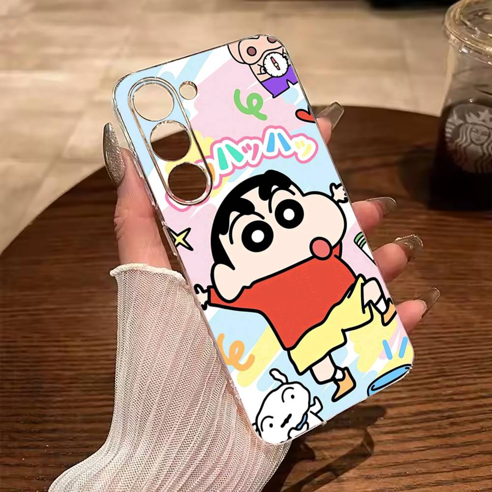 C-S-C-Crayon -Shin-chan Clear Phone Case for Samsung Galaxy A71, A70, A52, A51, A40, A30