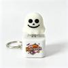 Halloween Pumpkin Ghost Sound Fidget Keychain Decompression Funny Charm Portable Stress Reliever for Backpack Decoration