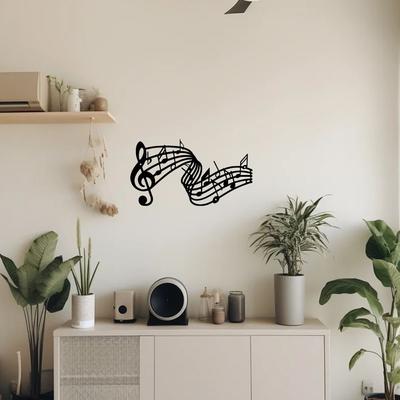 Note Metal Wall Art Stylish Quote Wall Sign Elegant Metal Wall Decoration Unique Gift Idea Perfect Wall Hangings for Any Space