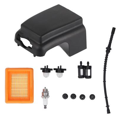 Trimmer Luftfilterabdeckung Kit ABS Gummi Gute Verschleißfestigkeit Trimmer Ersatzteile für Stihl FS120 FS200 FS250
