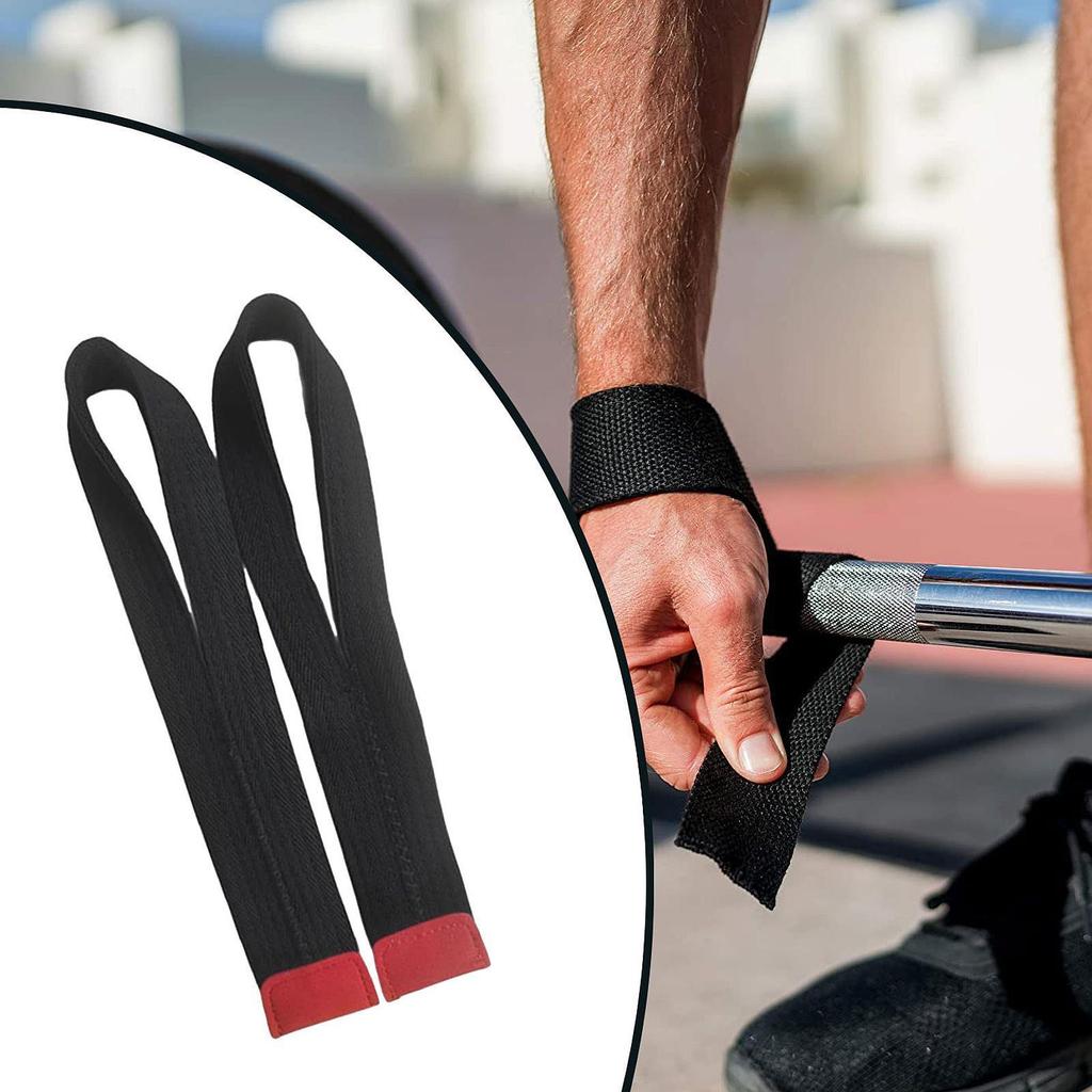 Straps Weight Lifting 1 Pair Non Slip Cotton Wrist Support Wraps For Workout