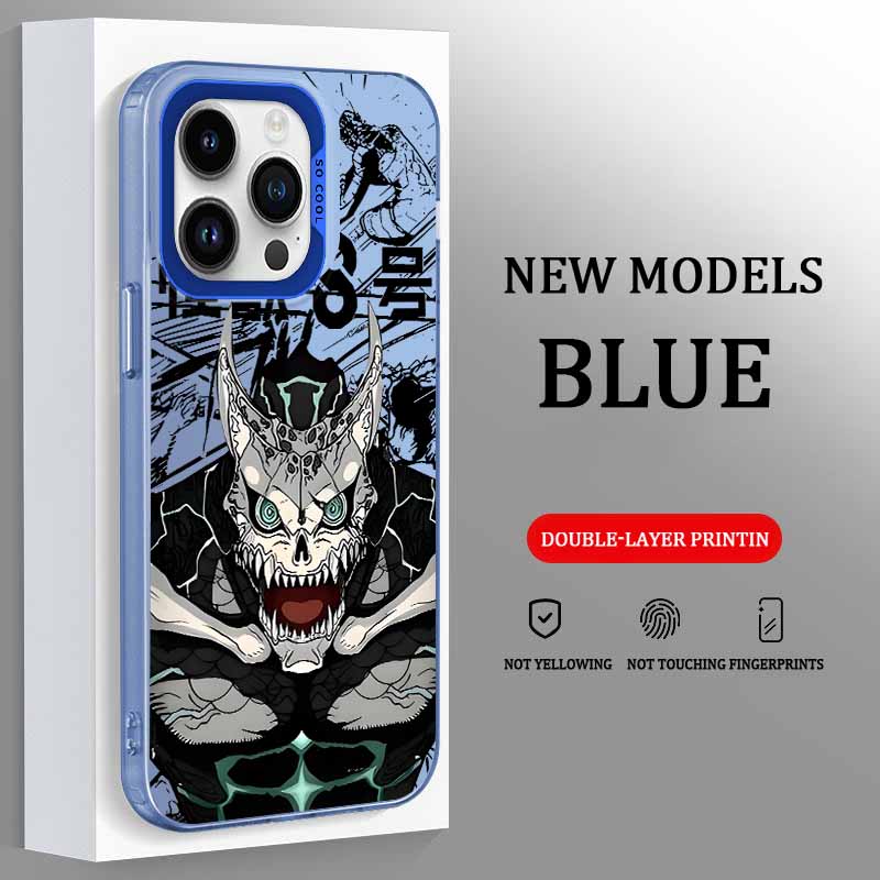 Anime Kaijus No. 8 Phone Case For iPhone 17 17e 16e 16 15 14 13 12 11 mini Pro Max X XR XSMAX 8 7 Air Plus Anti Fall Matte