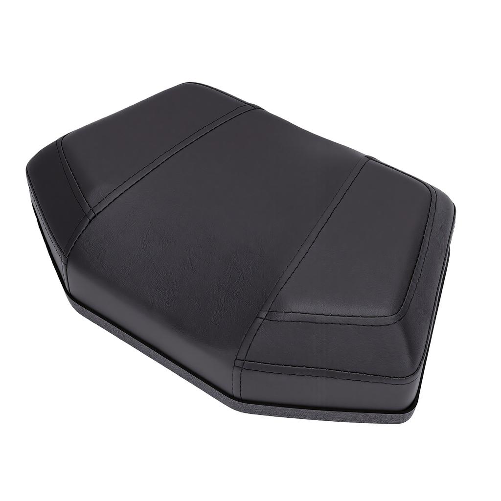 ATV Rear Seat Backrest Soft PU Leather Black Universal Passenger Back Support For ATV Scooter Cruiser Moped
