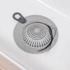 Silicone Shower Drain Strainer Set of 3 with Double Filtration and Anti Slip Features for Bathtub and Shower Use