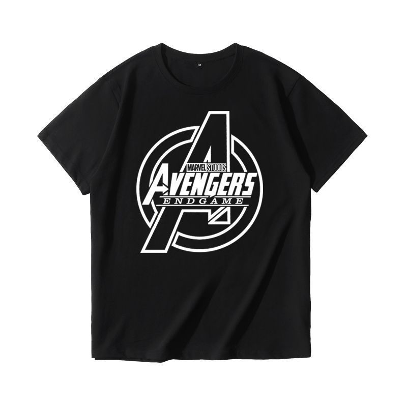 2025 Marvel Avengers Potlačené Spoločné Tričko Pánske a Dámske Letné Americké Nové Veľké Veľkosti Voľné Bežné Trendy Krátkorukávový Vrchný Diel