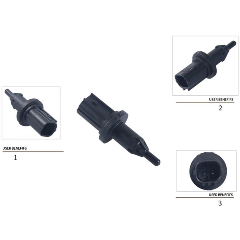 Car Outdoor Air Intakes Emperature Sensor Suitable for RSX for CR-V 37880-PLC-004 Air Ambient Temp IAT-Sensor Practical
