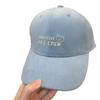 Big head and big face Tiancai baseball cap for women's spring and summer new big head circumference versatile face small blue cap