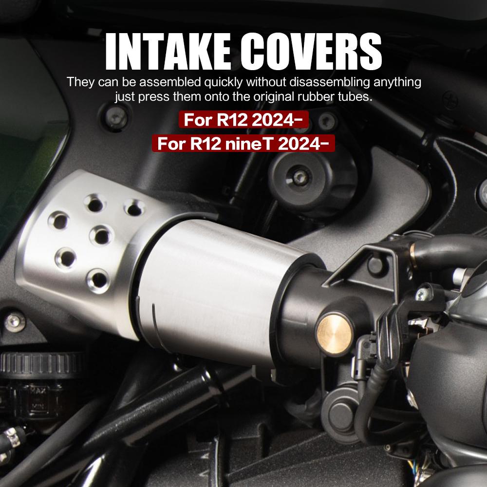 Air Intake Decorative Cover For BMW R 12 NineT Nine T R12 2024 2025 New Motorcycle Stainless Steel Protection Protective