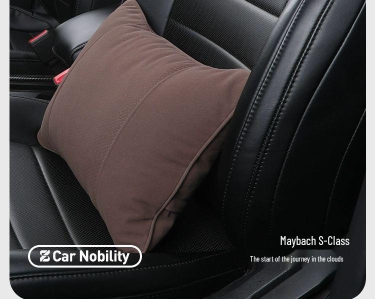 Universal Car Headrest & Lumbar Support Pillow Set - All Seasons 2025 New Maybach Seat Cushion