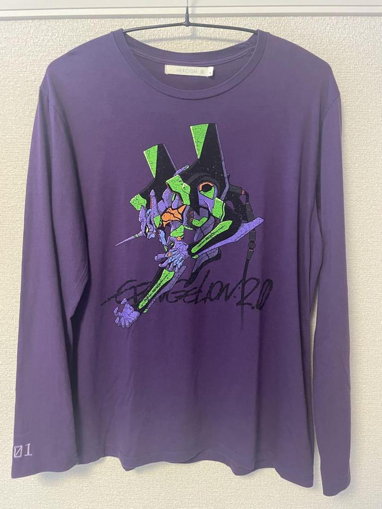 [USED] Neon Genesis Evangelion Collaboration Unit-01 Long T-Shirt XL