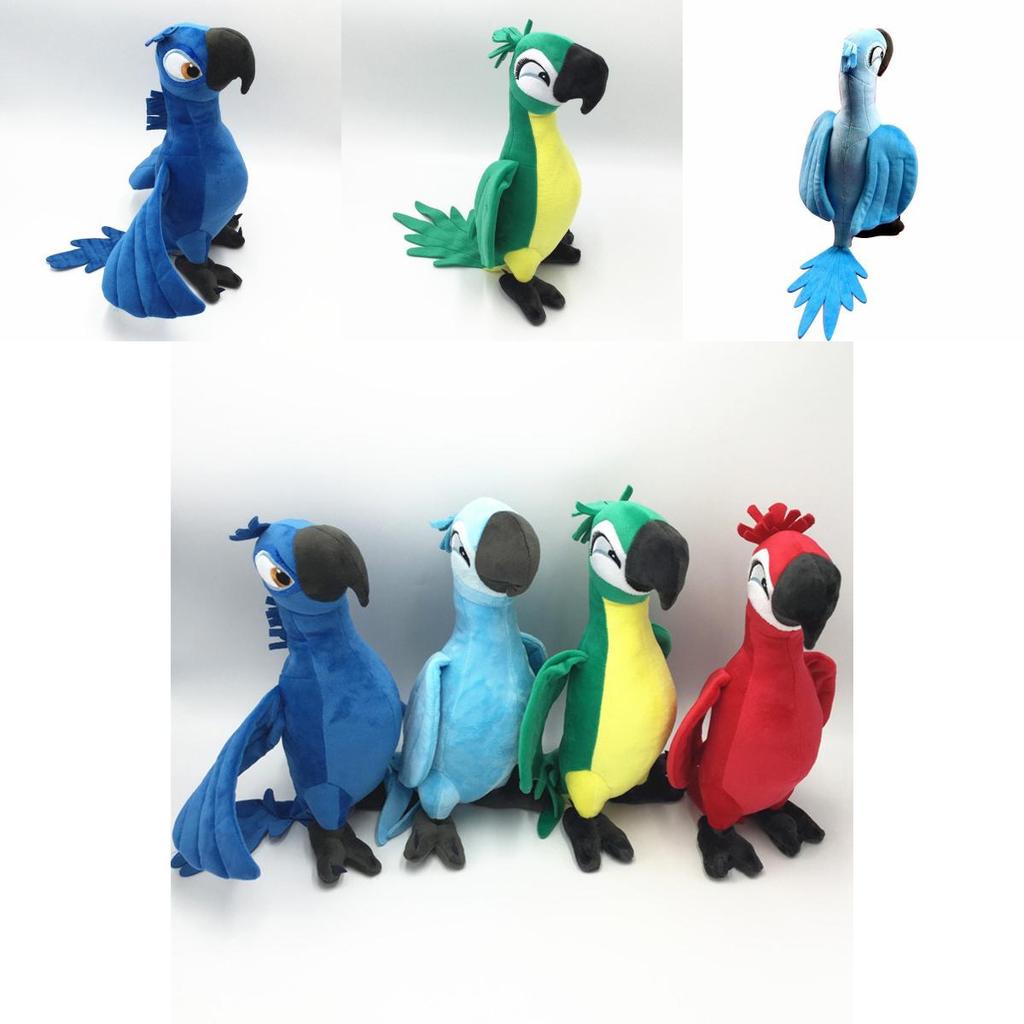 Adorable 30cm Rio Movie Plush Toy Parrot Bird Stuffed Animal Doll Perfect For Kids