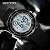 SANDA Outdoor Sport Electronic Watch Men LED Date Alarm Clock Wristwatch Man Countdown Waterproof Military Shock Digital Watches