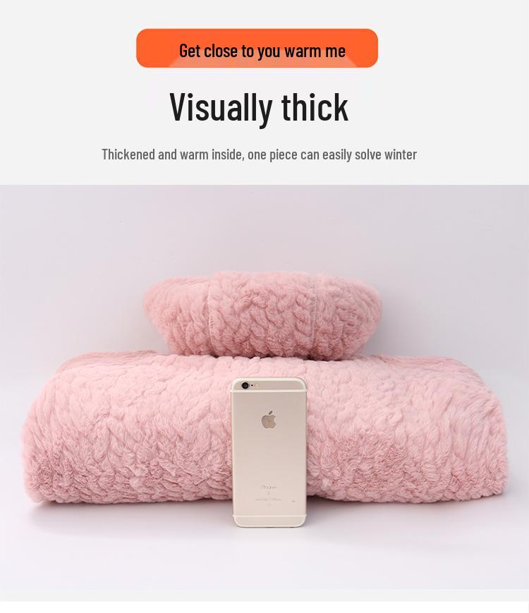 2025 Girls' Fleece-Lined Lamb's Wool Coat: Thick, Stylish Winter Wear for Children