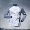 Men’s Active Quick Dry Summer Wear Casual Long Sleeve Shirts Half-zip