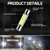 10PCS 31mm LED Light Bulb, 6612F 6614F 6641 Festoon LED Car Bulb Replacement for Vanity Mirror Light Sun Visor Light Reading Light Roof Light,