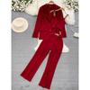 Skinny Pants Professional Cropped Camisole Fashion Suit